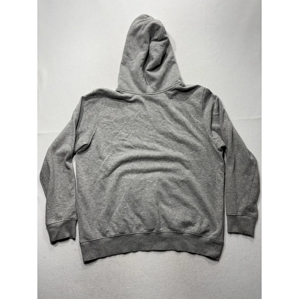 The North Face Hoodie Mens XL Gray Fleece Pullover Logo Kangaroo Pocket Outdoor